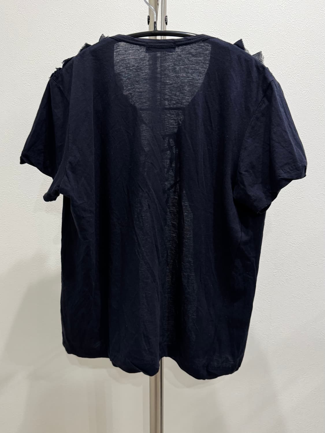 꼼데가르송 06ss 프릴 레이스 블라우스 티셔츠 상품이미지3