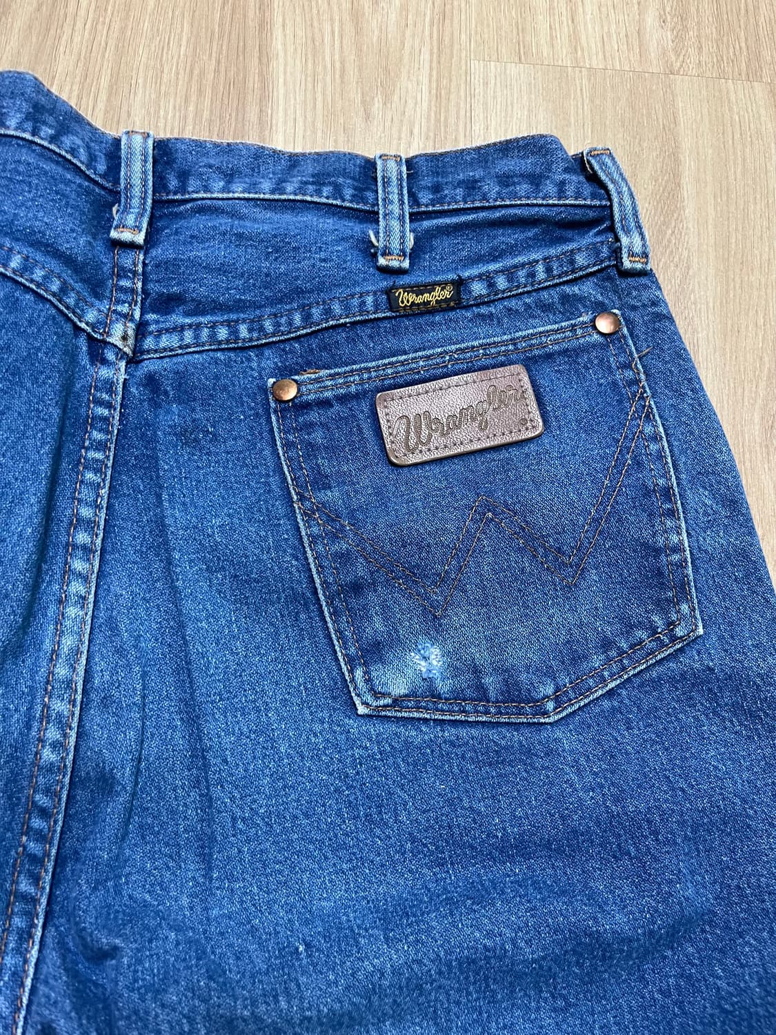 랭글러 데님 청바지 블루 상품이미지4