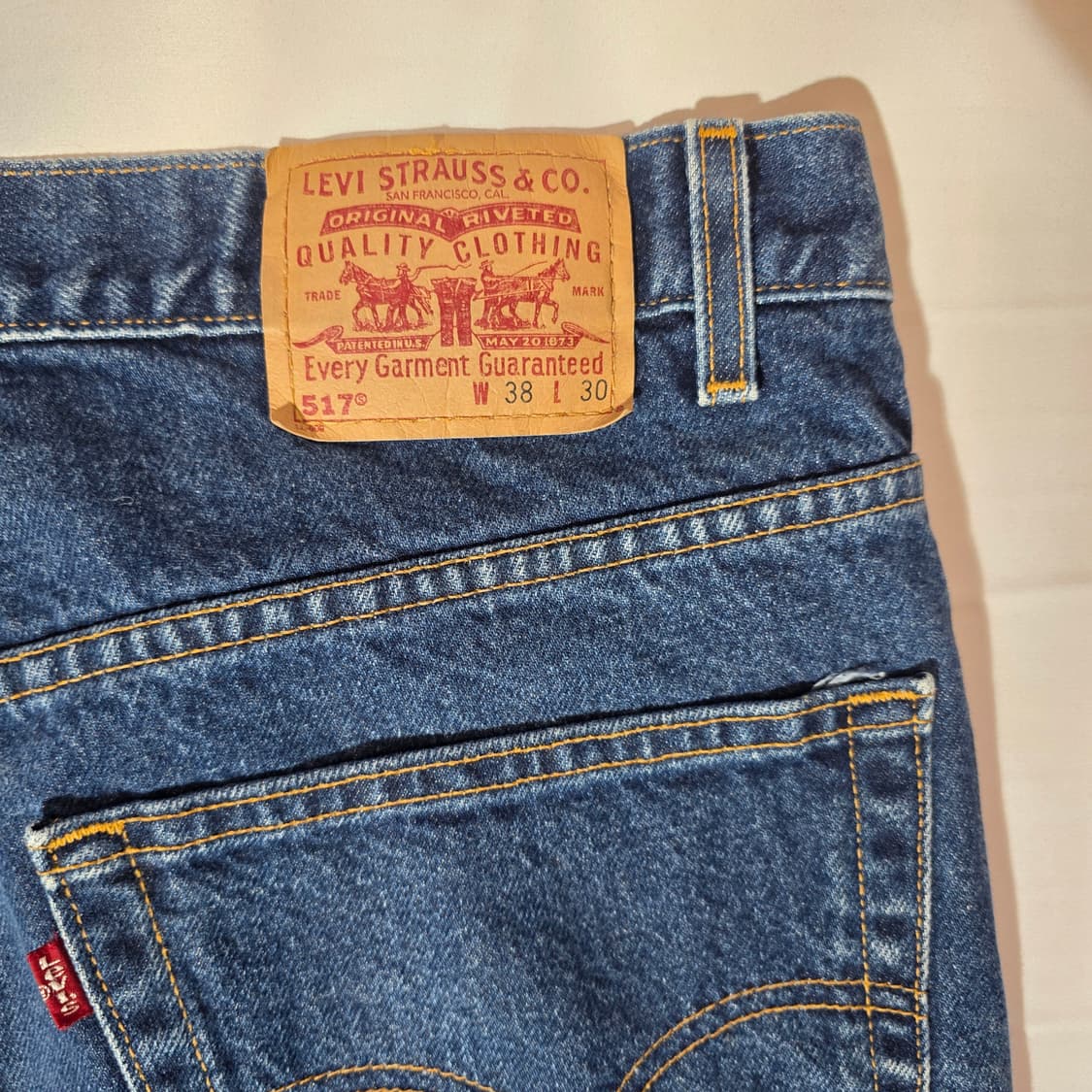 [W38L30]00s 리바이스 517 부츠컷 데님 팬츠 상품이미지7