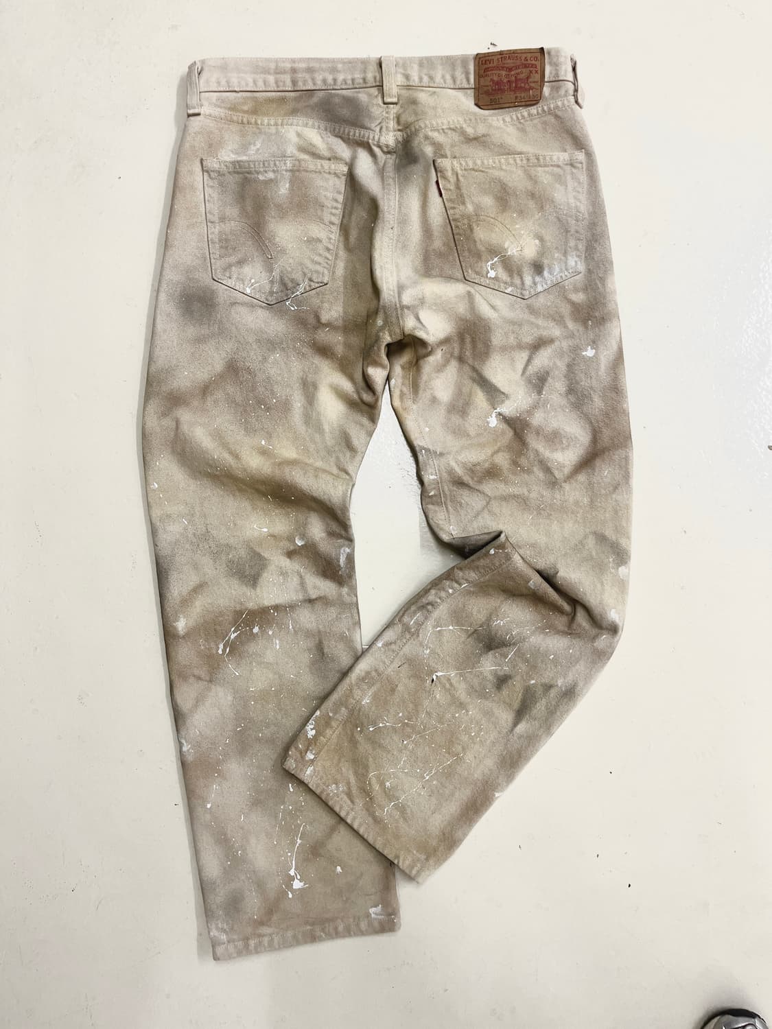 Levi’s 501 White Denim Pants 상품이미지3