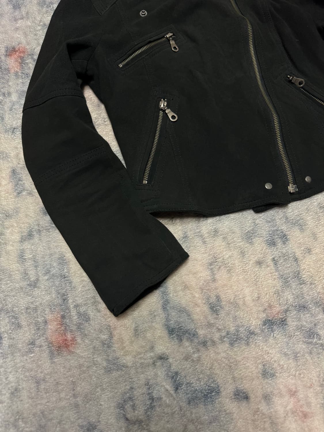 Abahouse goat skin crop rider jacket 상품이미지5