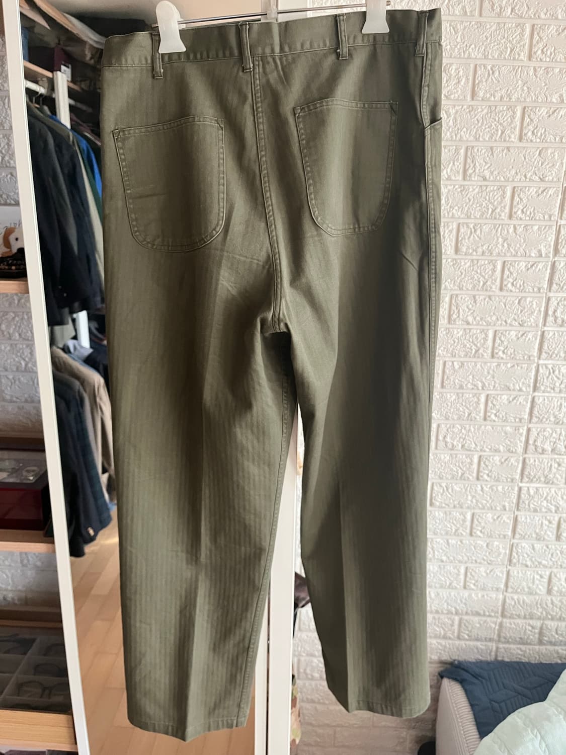 ymclky 해링본 팬츠 USMC P-41 HBT Pants - Oliv 상품이미지1