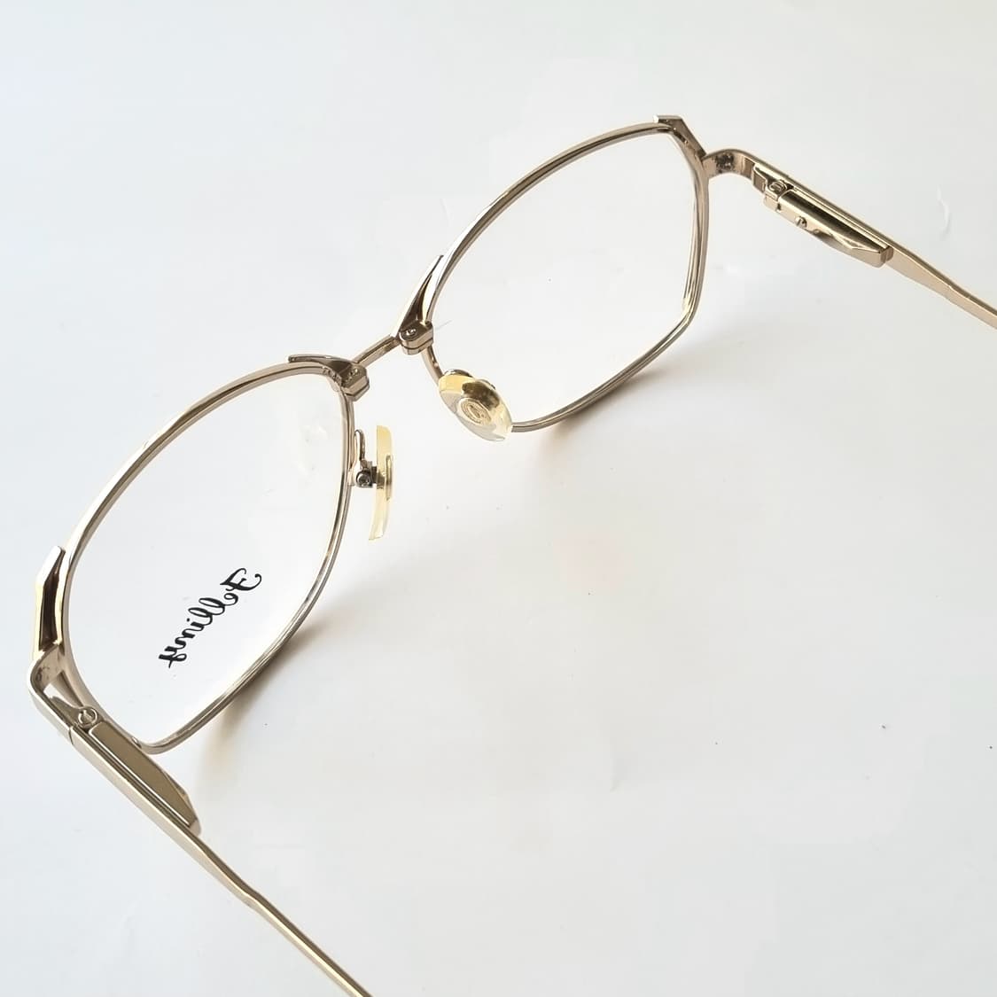 데드스탁 메탈릭 골드 헥사곤 프레임 안경테 705 상품이미지5