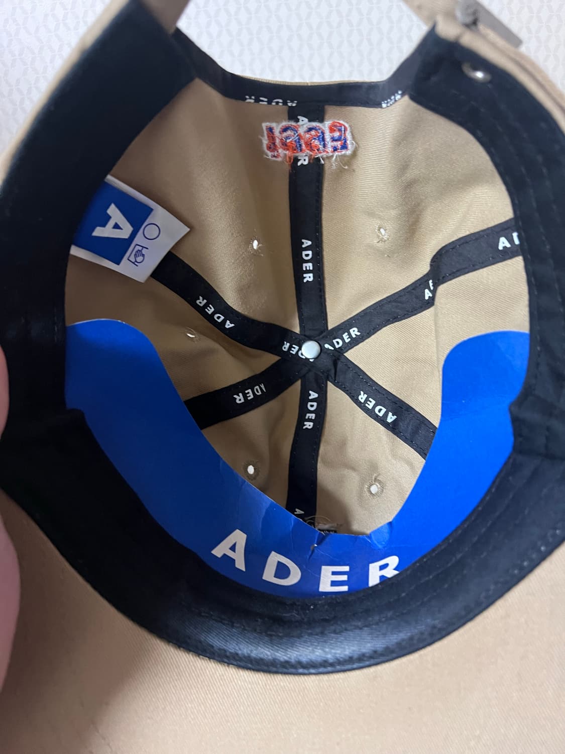 Ader 아더에러 베이지 캠프캡 상품이미지3