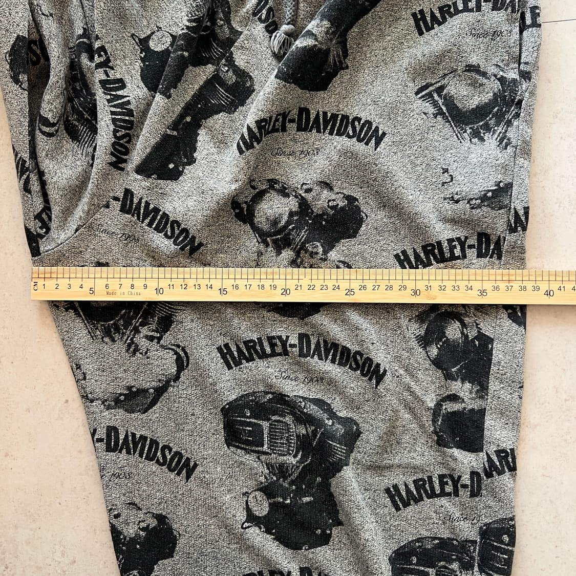 빈티지 90s Harley Davidson 엔진 AOP 스웻팬츠 상품이미지8