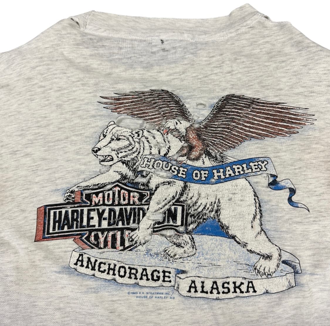 빈티지 90s 할리데이비슨 라이트닝 롱슬리브 티셔츠 상품이미지4