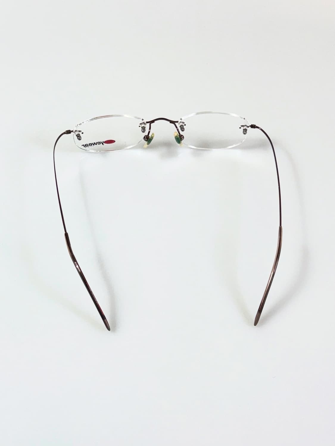 90s LIZZARD 무테 스퀘어 프레임 빈티지 안경 상품이미지5