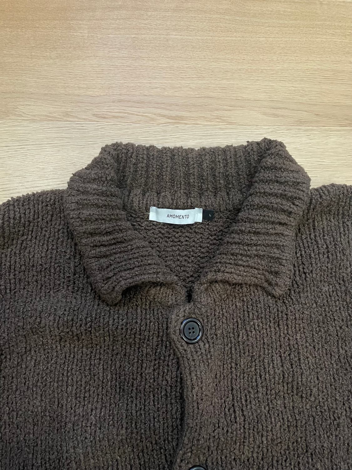 아모멘토 브라운 가디건 (L) 상품이미지3