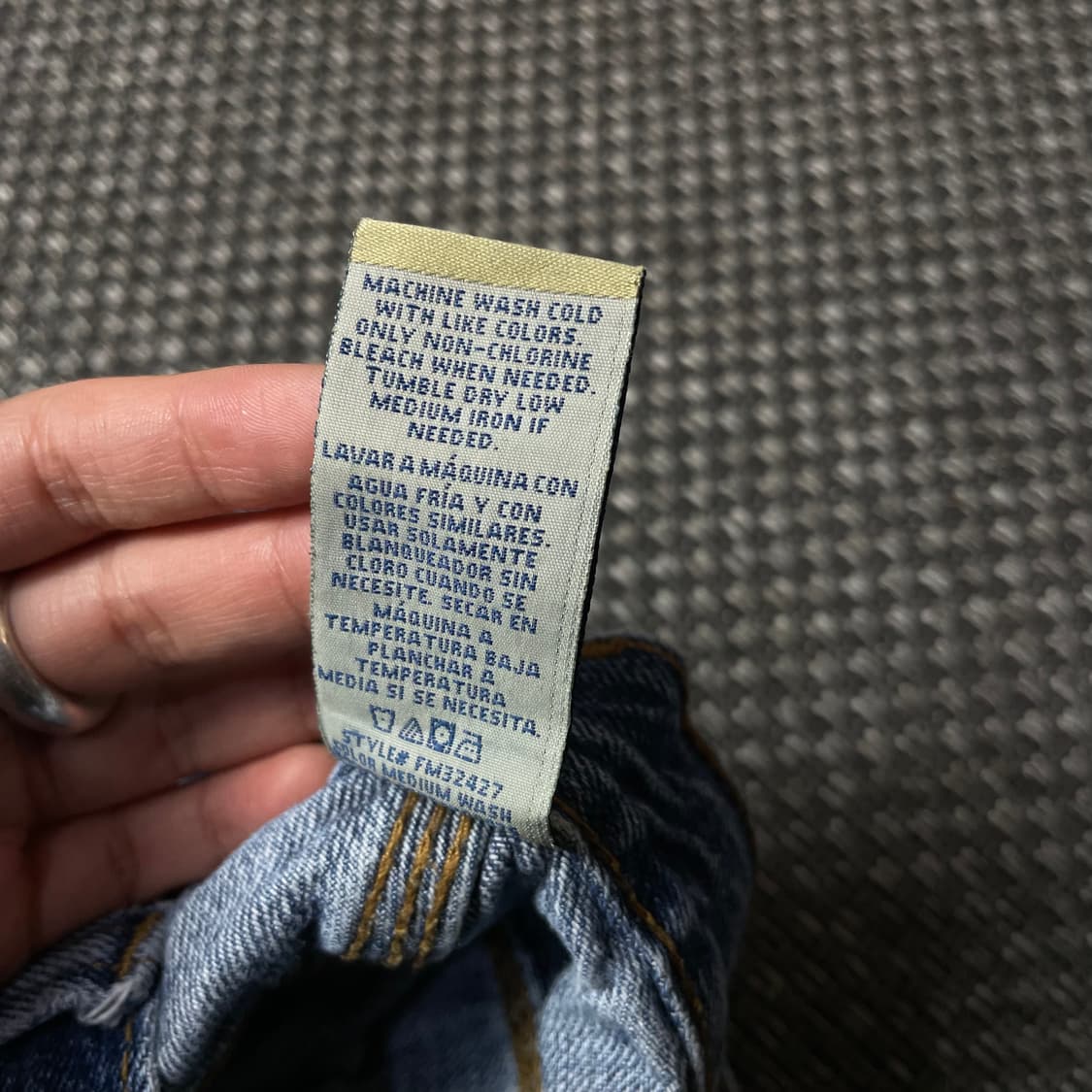 (32) FADED GLOLY 백카펜터 데님 팬츠 상품이미지6