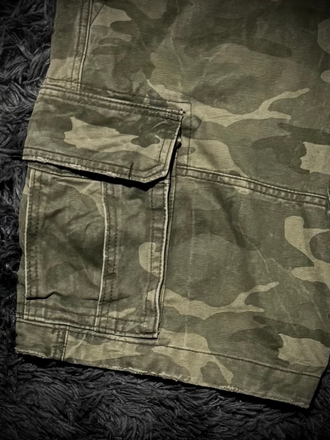 Abercrombie 카모 카고 버뮤다팬츠 상품이미지5
