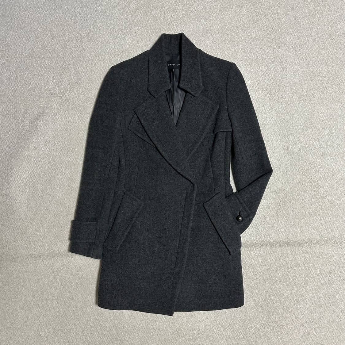 오브제 울 알파카 코트 상품이미지1