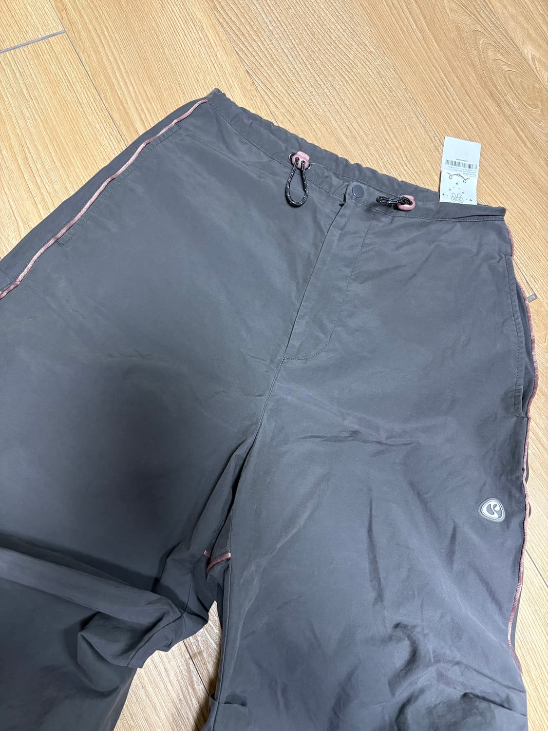 코이세이오 스트랩 라인팬츠 그레이 상품이미지2