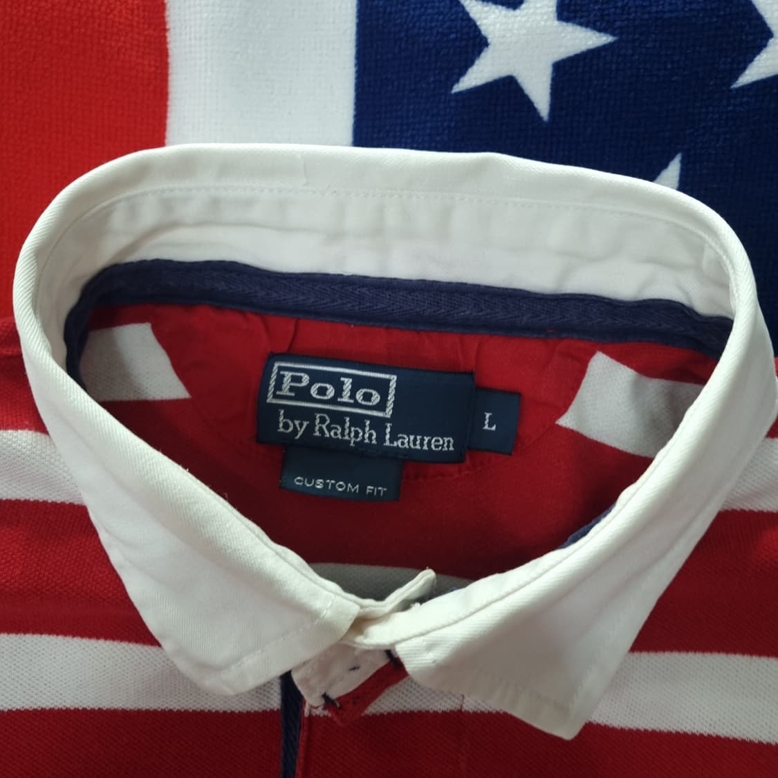 폴로 랄프로렌 스트라이프 럭비 PK 카라티 남녀공용 치프키프 상품이미지3