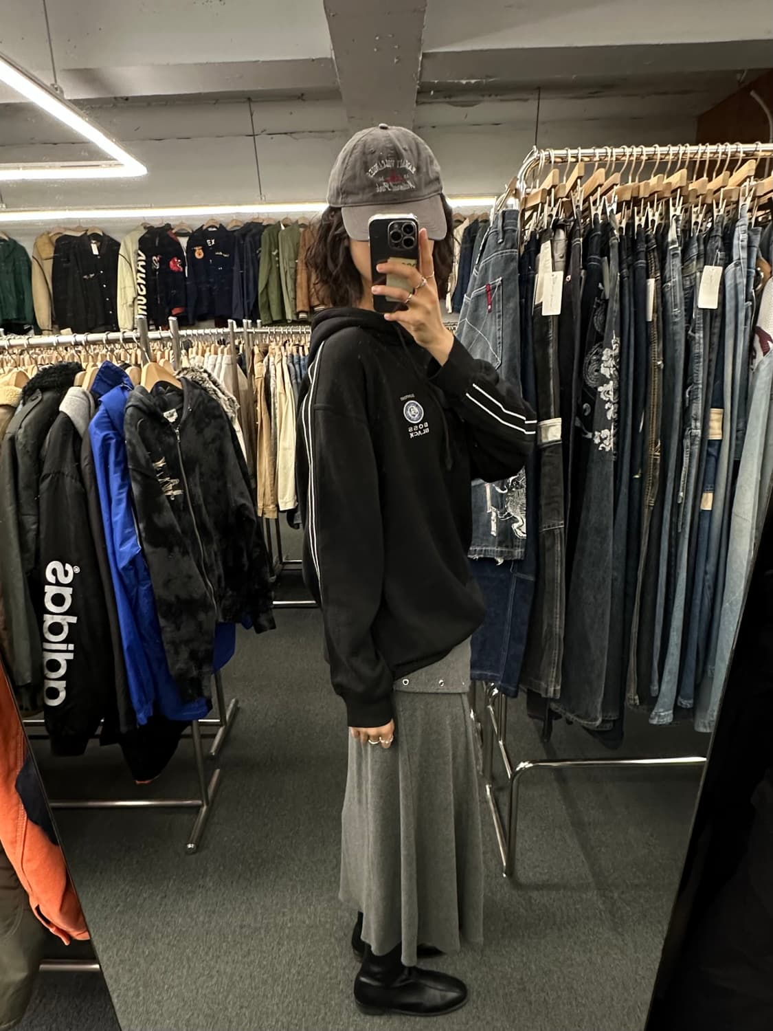 M)SUNTORY vintage Boss Black 후디 상품이미지1