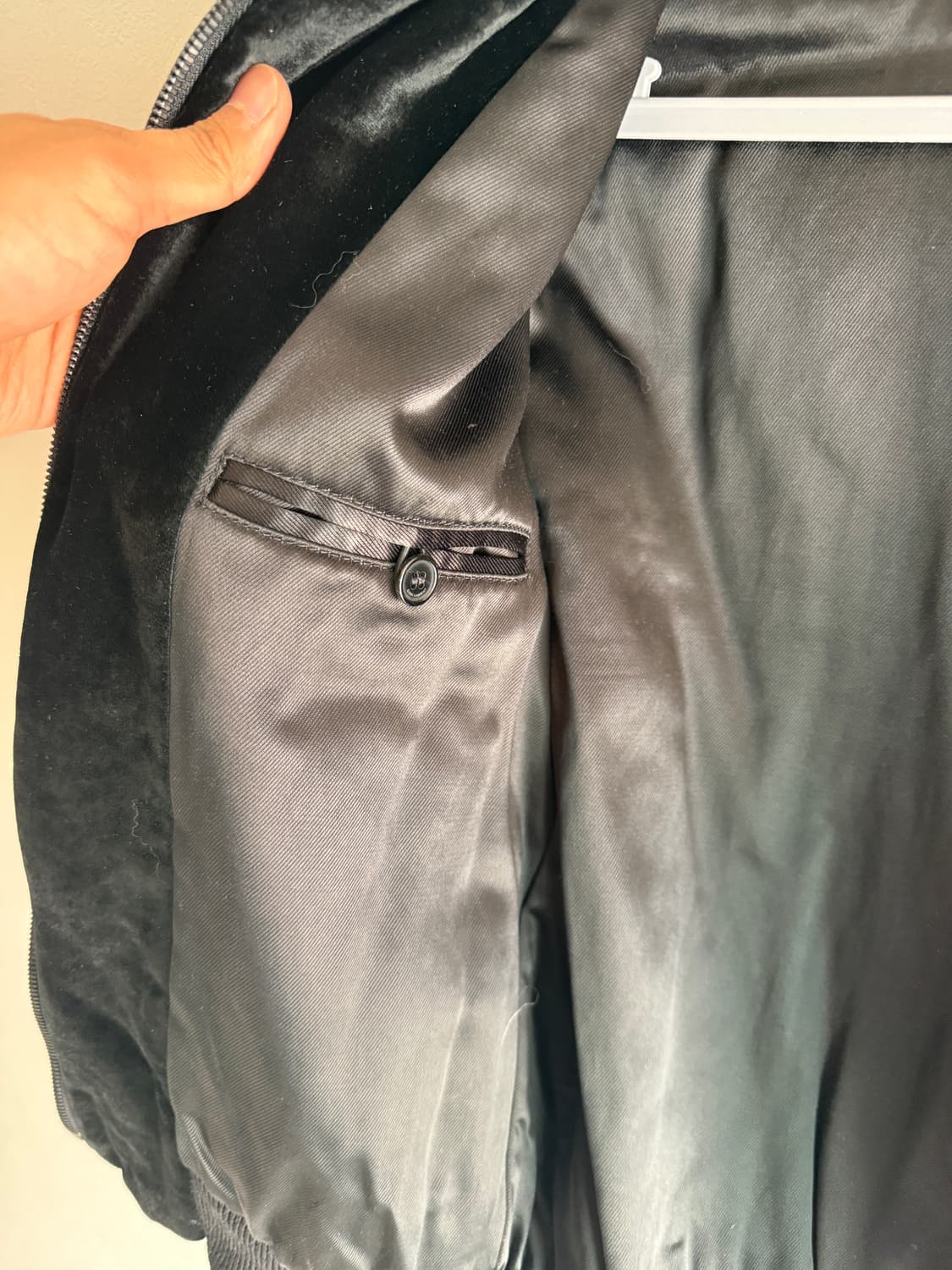 SAINT LAURENT - Velvet Blouson Jacket 상품이미지8