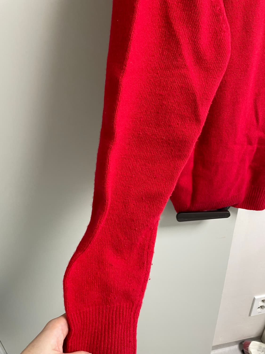 스테디에브리웨어 코지 울 캐시미어 브이넥 니트 (3) 상품이미지5