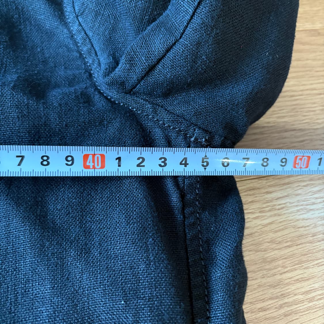 자라 맨 리넨 스탠다드 블랙 자켓 L 상품이미지9