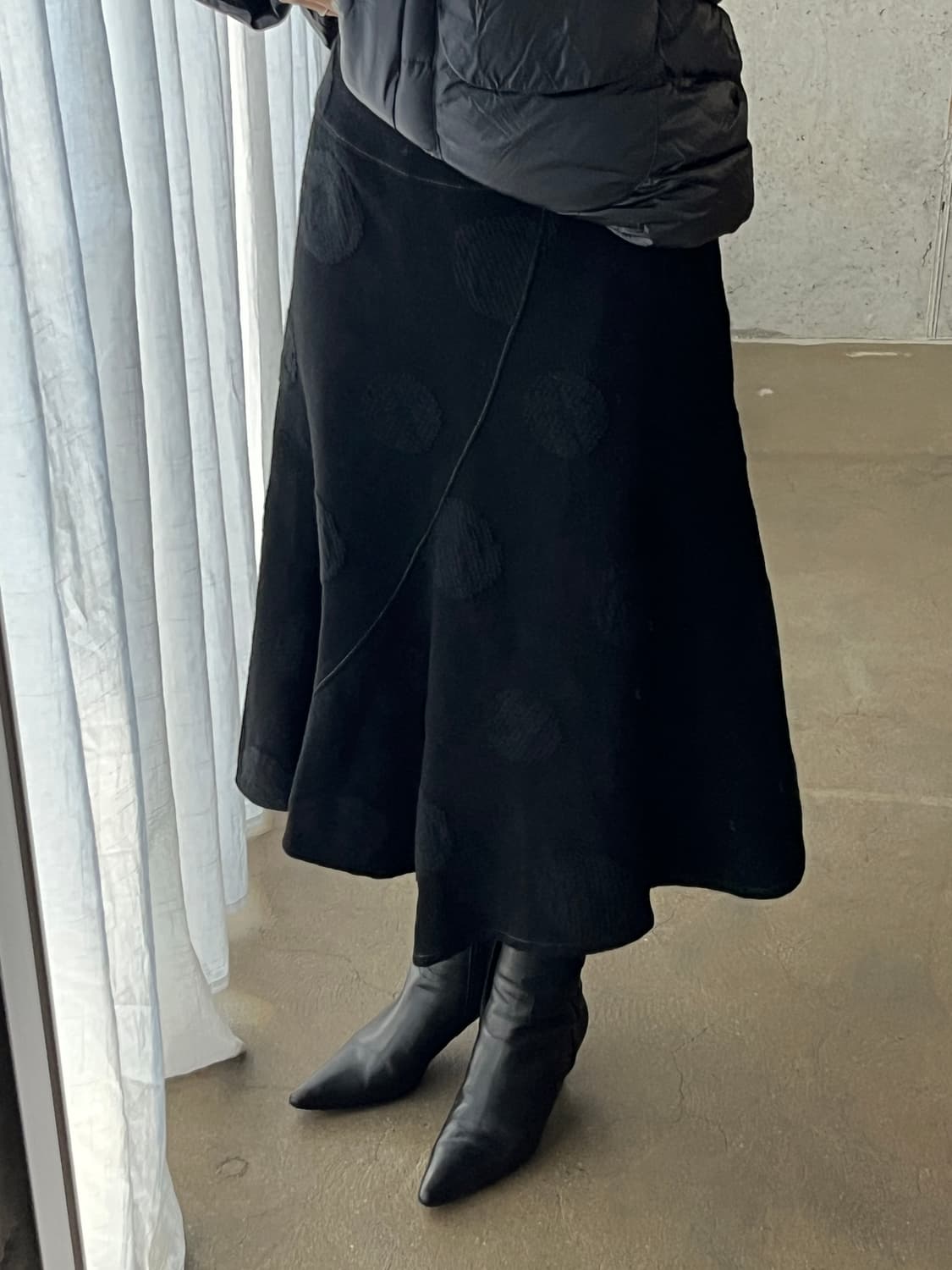 Sensounico 센소유니코 빅 도트 스커트  상품이미지4