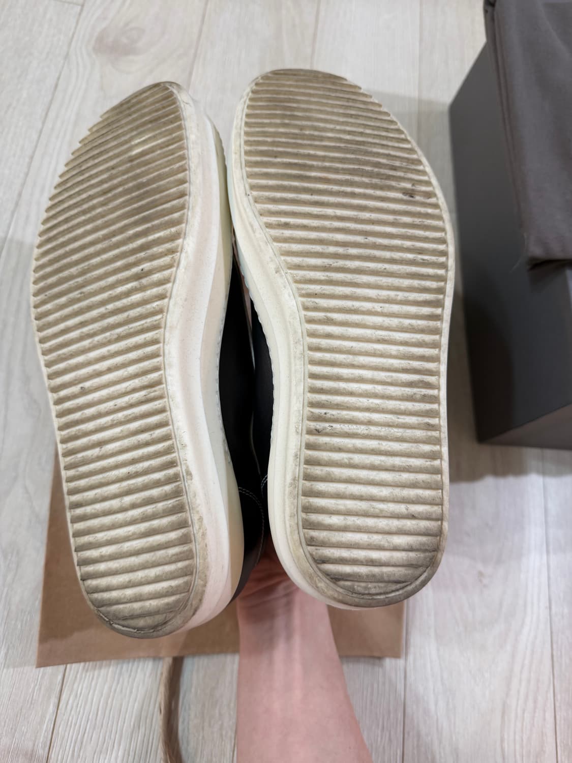 41)릭오웬스 레더 빈티지 스니커즈lco 팝니다 상품이미지6