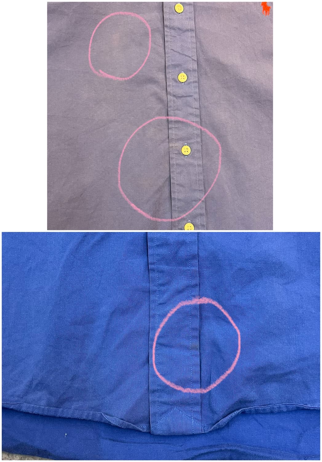 폴로 랄프로렌 셔츠 라이트퍼플 XL #csz3083 상품이미지5