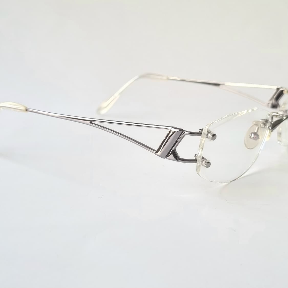 데드스탁 빈티지 오벌 무테 안경테 1566 상품이미지6