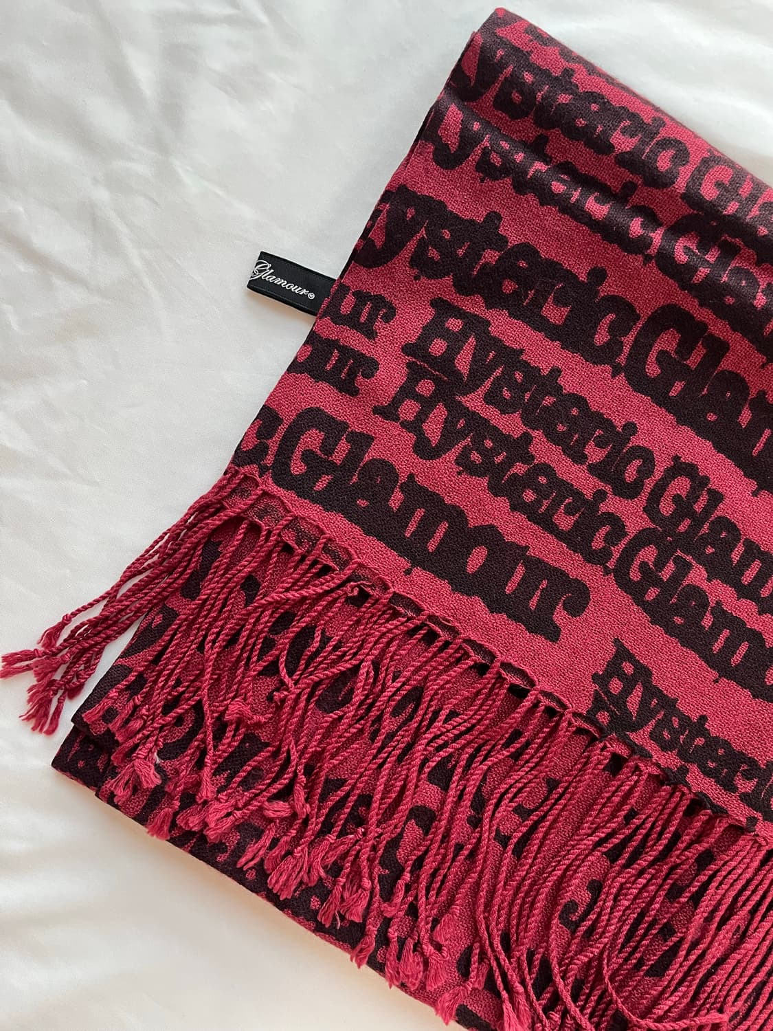 히스테릭 글래머 타입 로고 레터링 스툴 목도리 머플러 상품이미지3