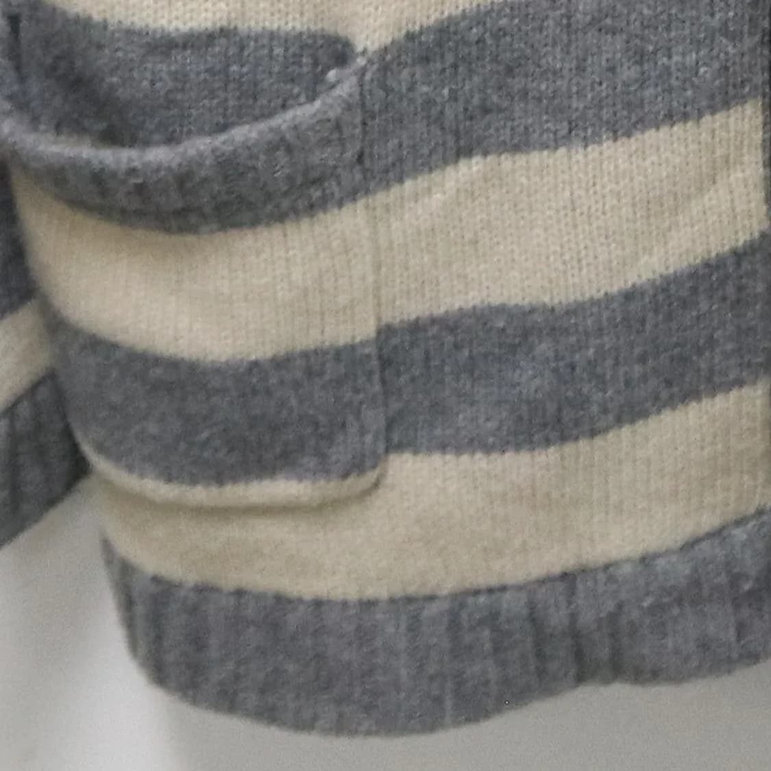 니코앤드 스트라이프 울 혼방 떡볶이 코트 60442 상품이미지6