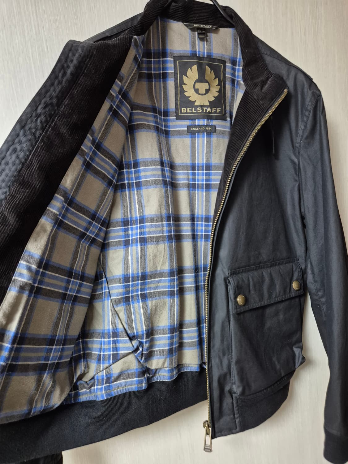 (정품) 벨스타프 스카우트  바람막이 자켓 봄버 왁싱자켓 38 상품이미지9