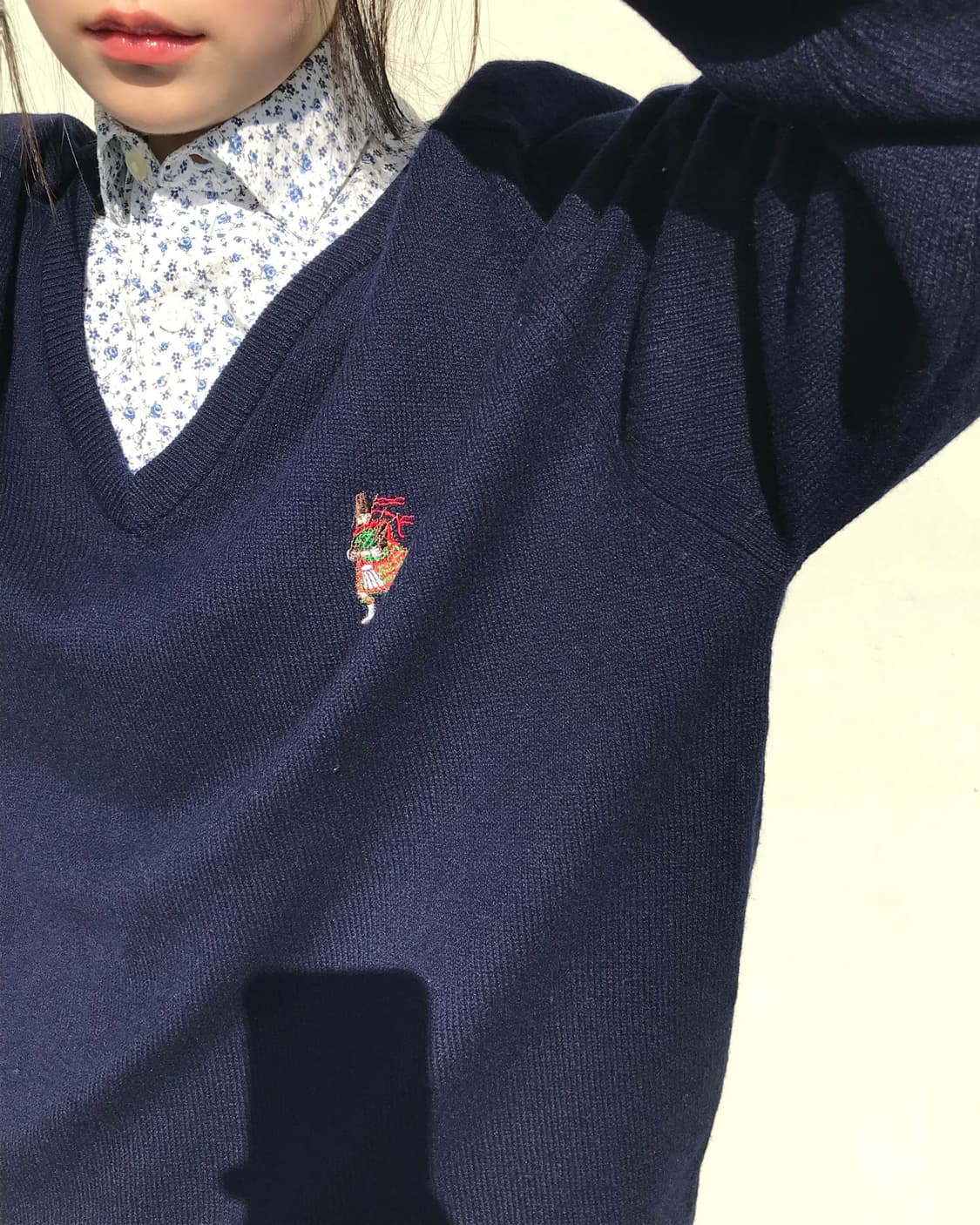 블루 플로럴 셔츠  상품이미지6