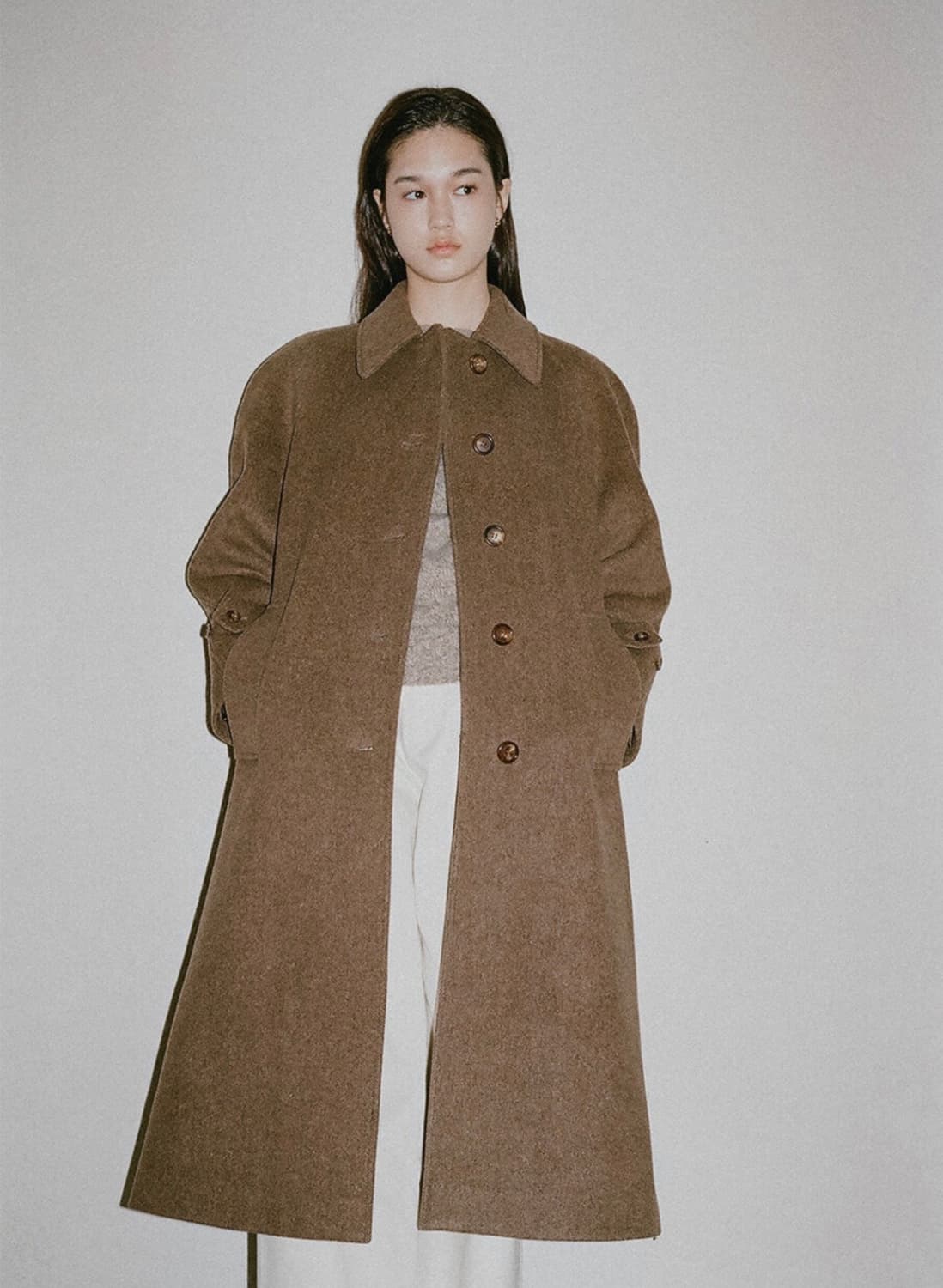 블랭크룸 우먼 엘리코트 브라운 상품이미지10