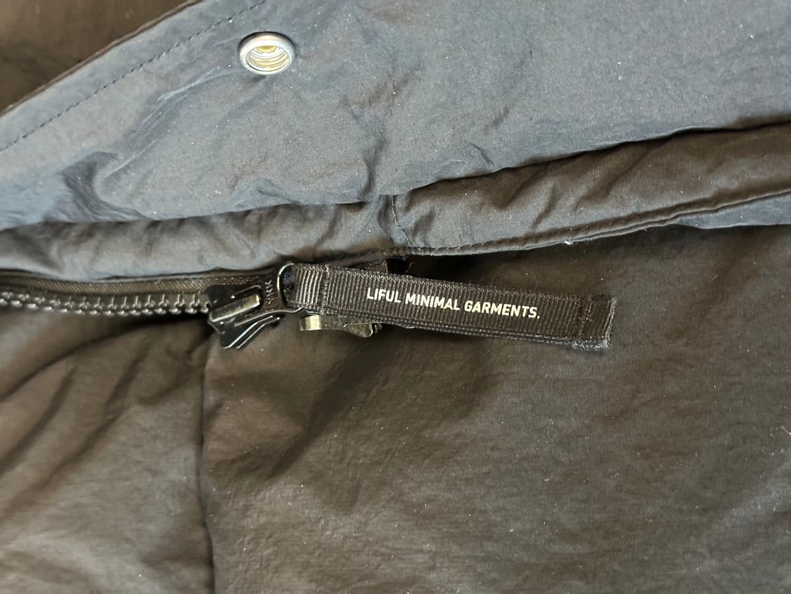 LIFUL MINIMAL GARMENTS 롱패딩 블랙 L 상품이미지5