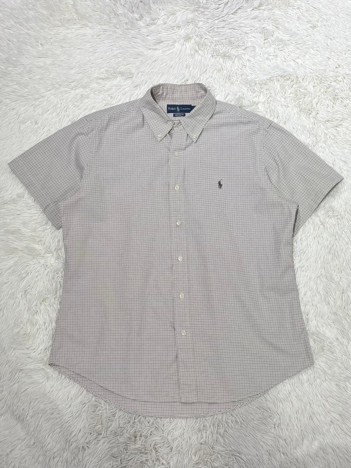 폴로랄프로렌 그레이포니 체크 반팔 셔츠 상품이미지3