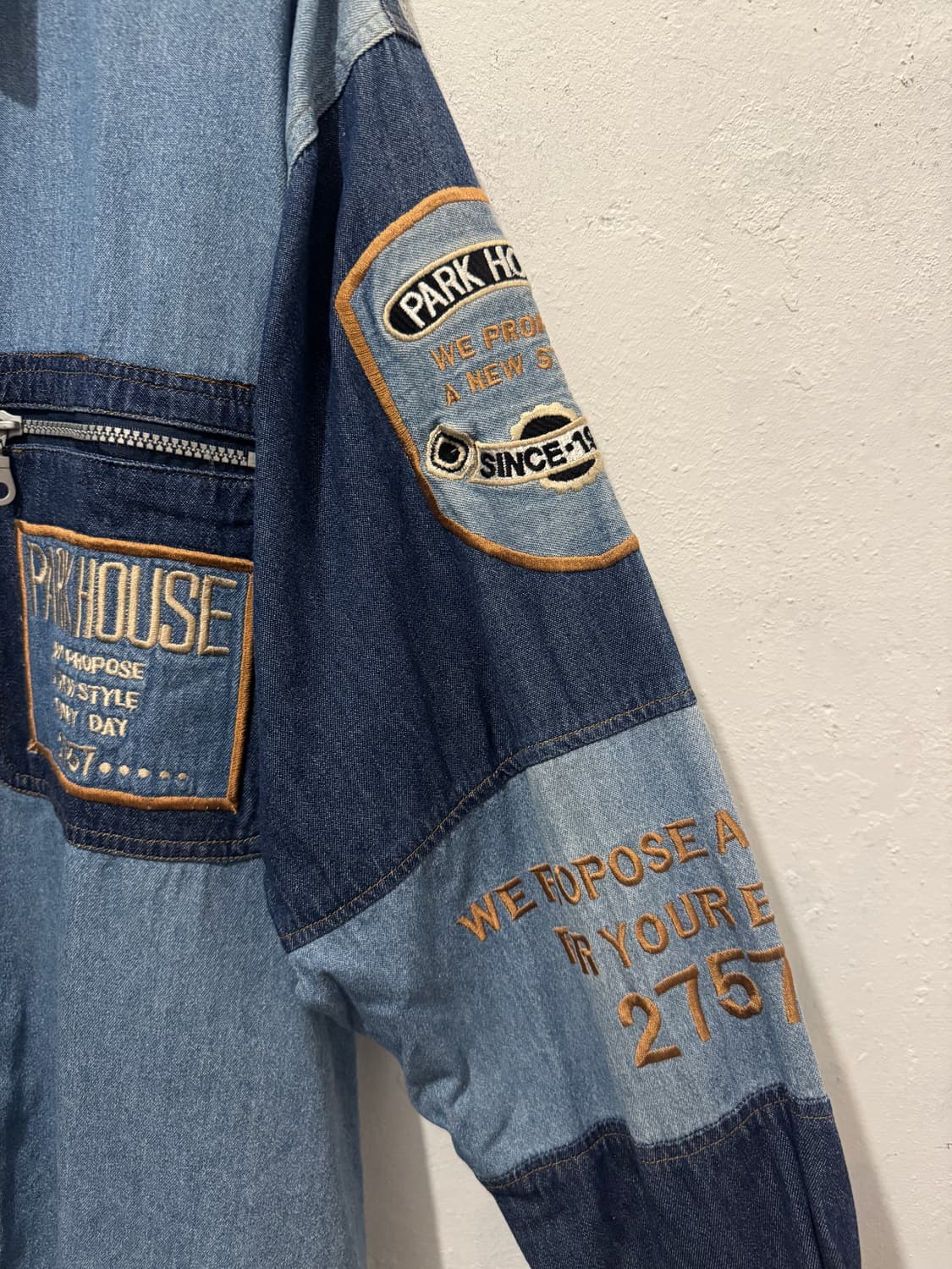 Park house 패치워크 셔츠 상품이미지5