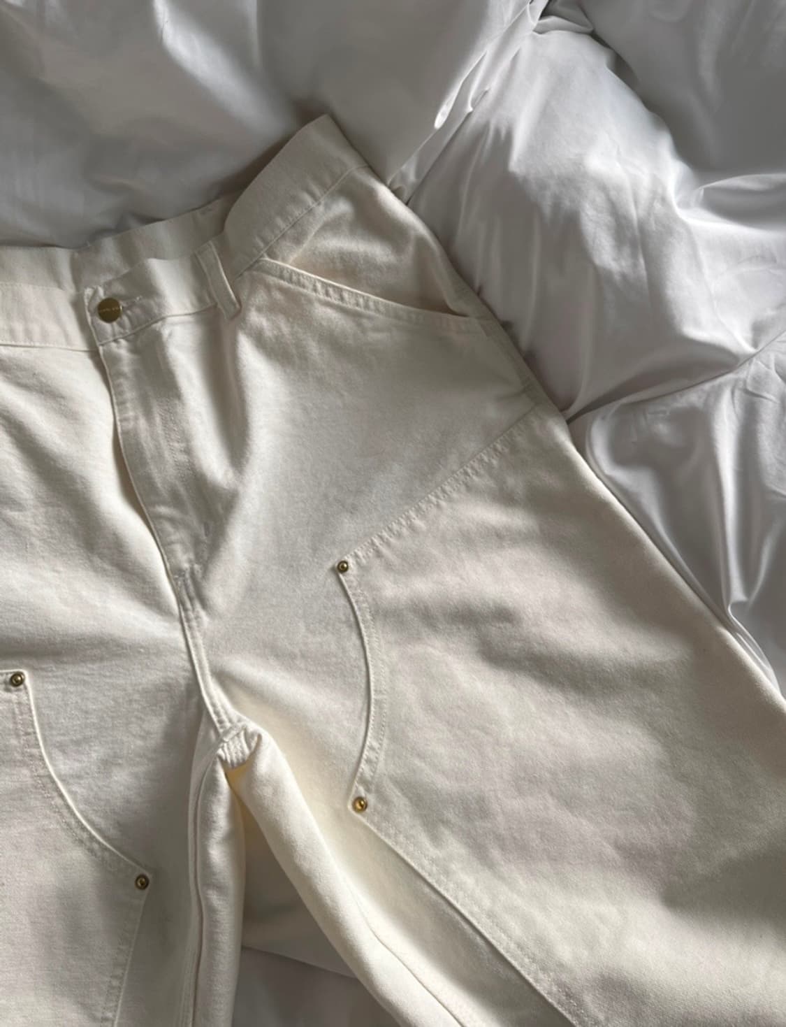 칼하트 더블니팬츠 크림 32 상품이미지1