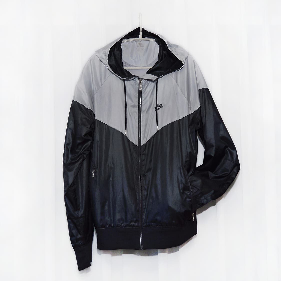 나이키 NSW 윈드러너 우븐 라인드 후드집업 자켓 검회 (L / 100) 상품이미지1