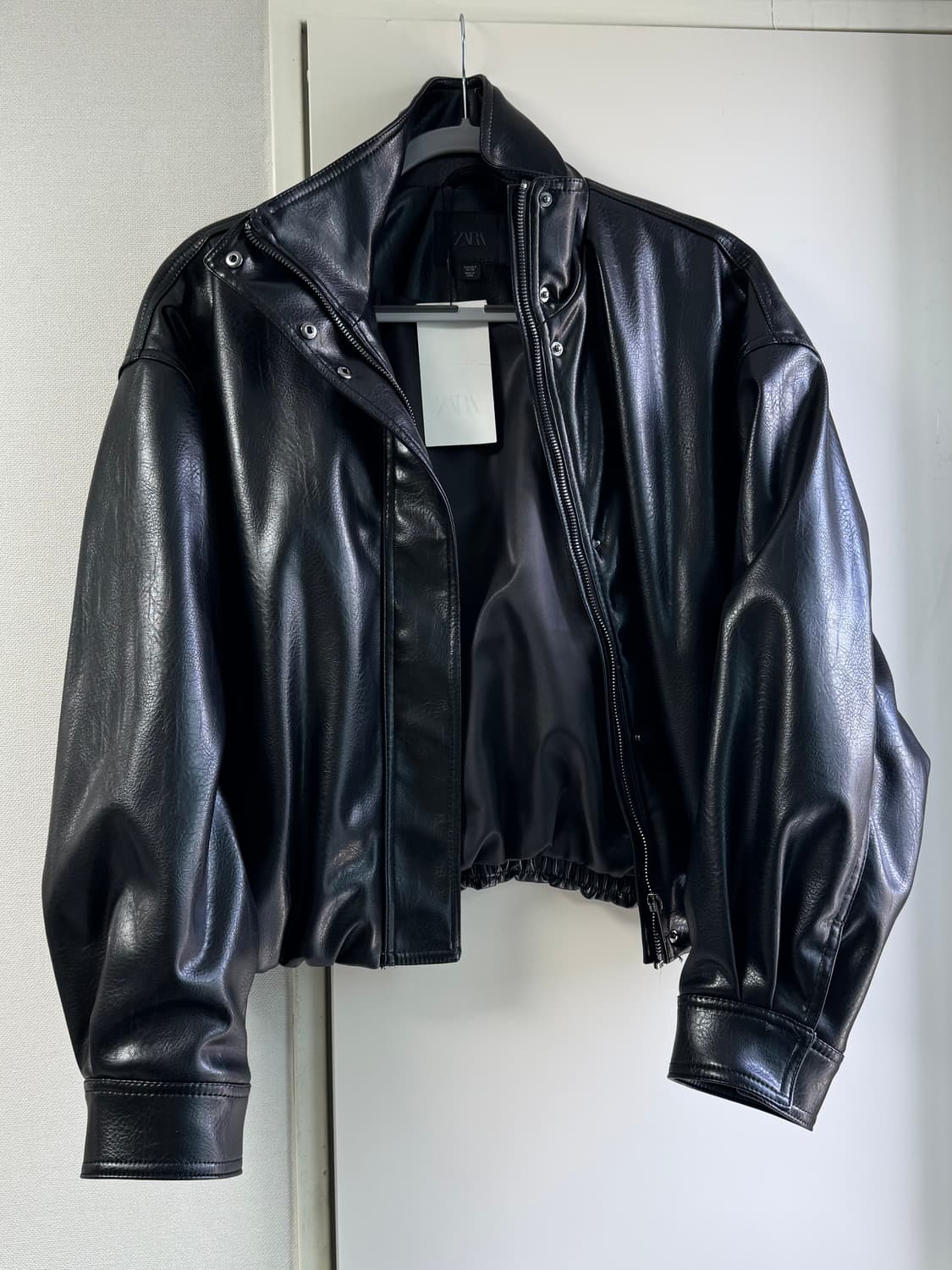 (새상품) 자라 페이크 레더 자켓 상품이미지2