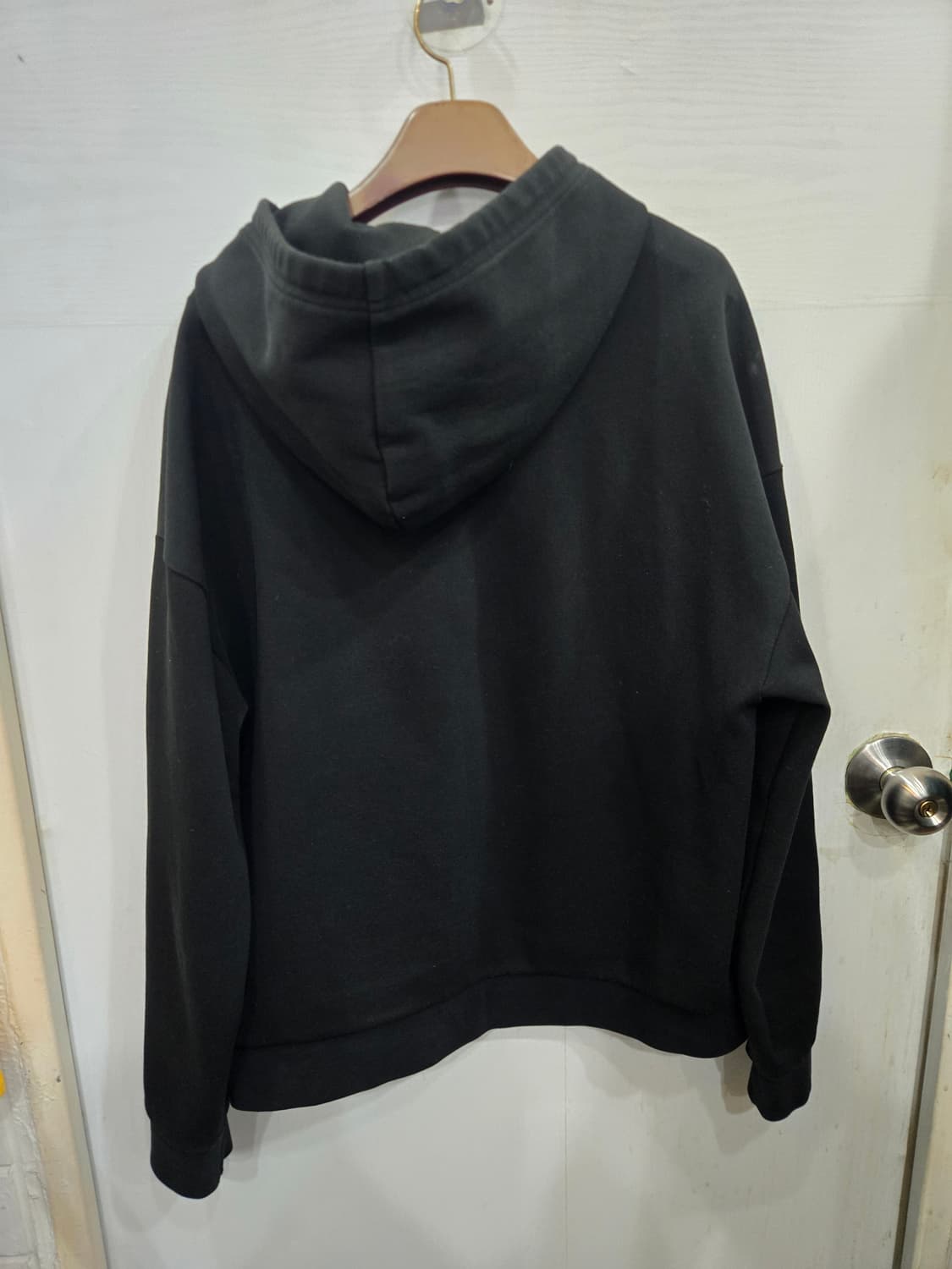 (사이즈FR 3, US S) LACOSTE 라코스테 올블랙 후드티셔츠! 상품이미지4