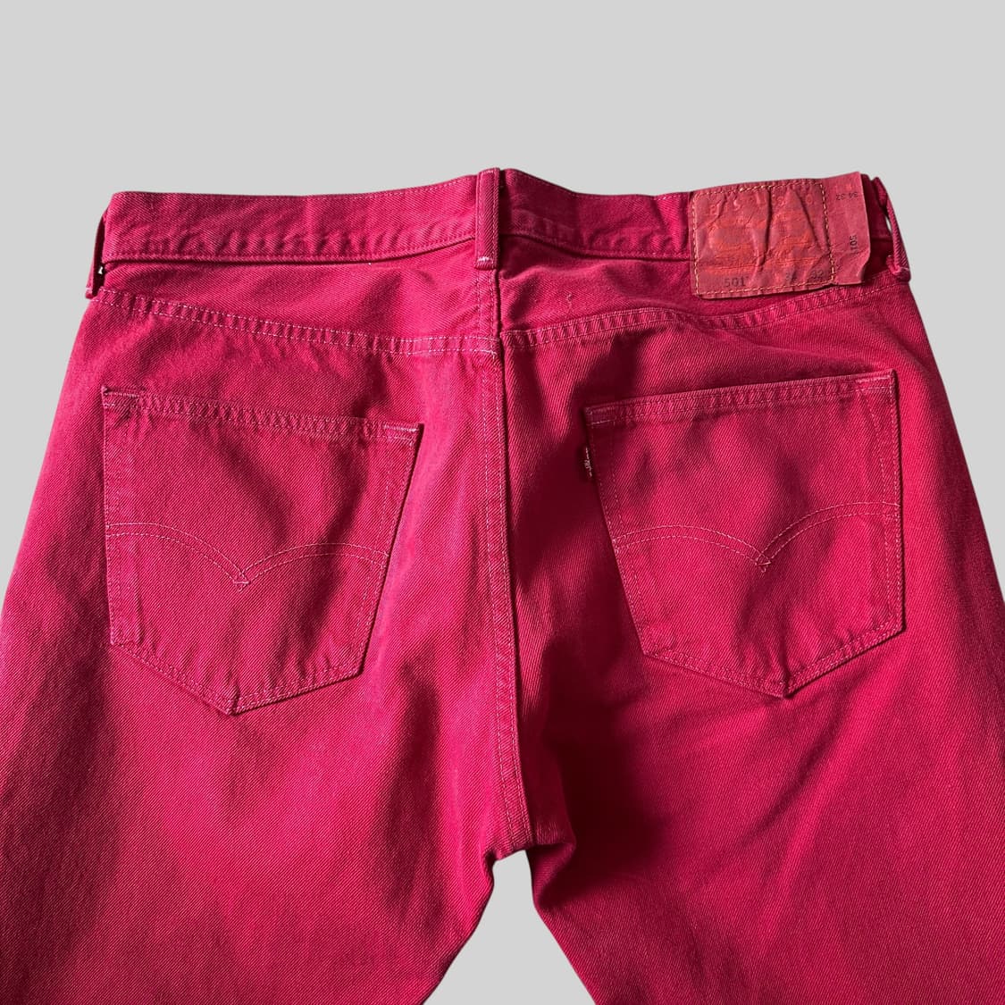 리바이스 501 버건디 34/32 상품이미지3