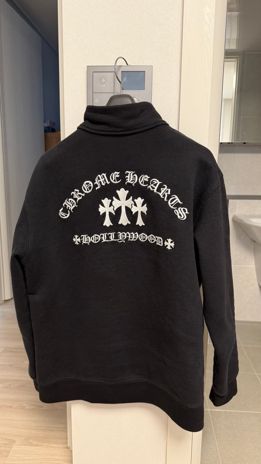 [L] 크롬하츠 세메터리 하프집업 초판 블랙 상품이미지10