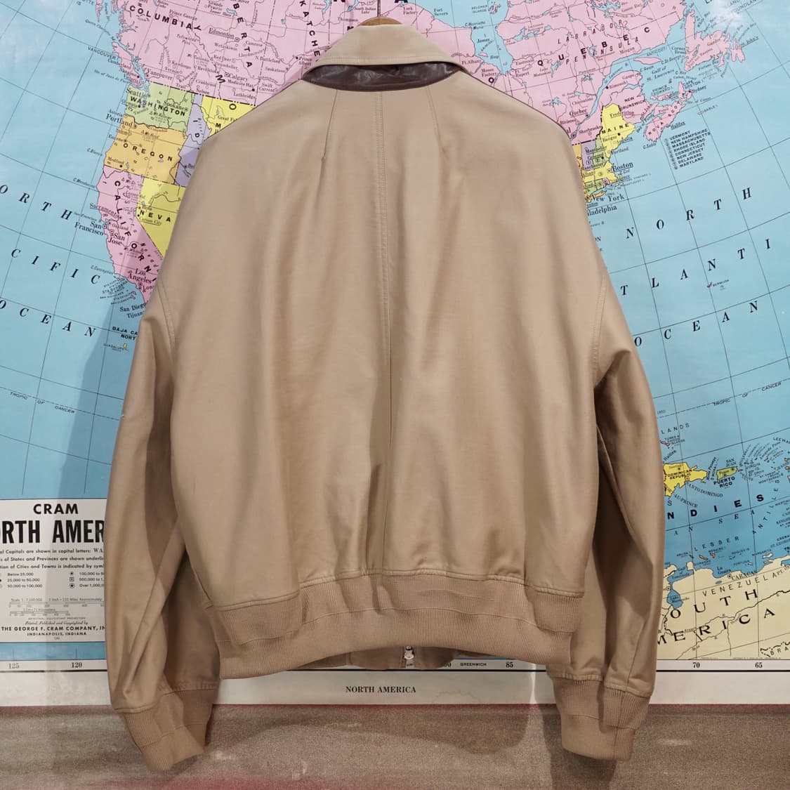 노이어 헤비 치노 블루종 자켓 상품이미지4