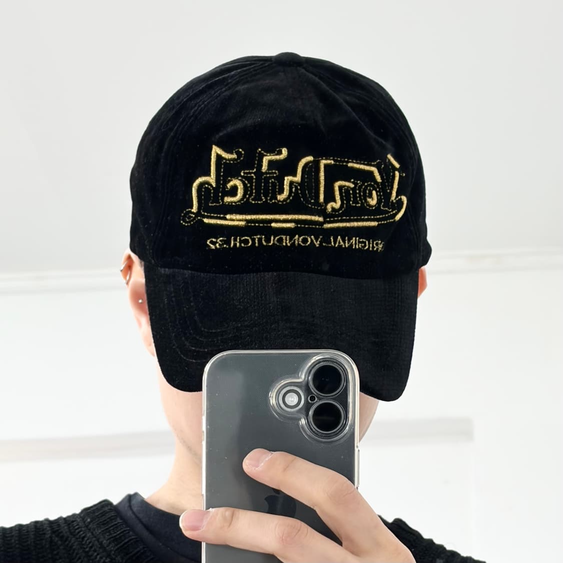 본더치 벨벳 볼캡 상품이미지2