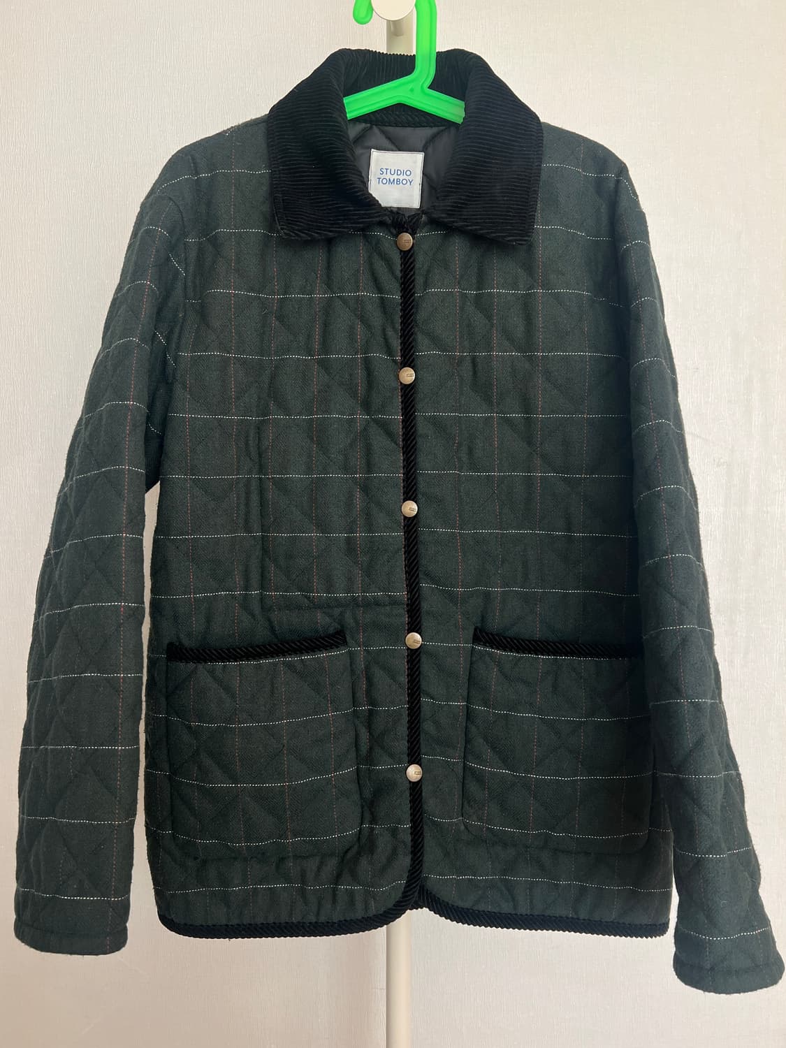 STUDIO TOMBOY Corduroy-Collar Quilted Ch 상품이미지1