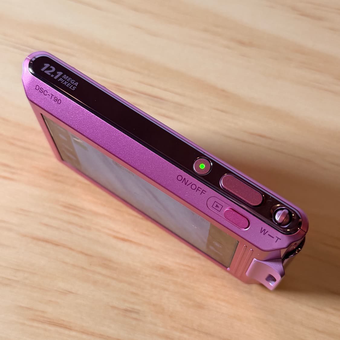 최상급˘◡˘ 소니 사이버샷 DSC-T90 레트로 쨍한 핑크 빈티지디카  상품이미지4