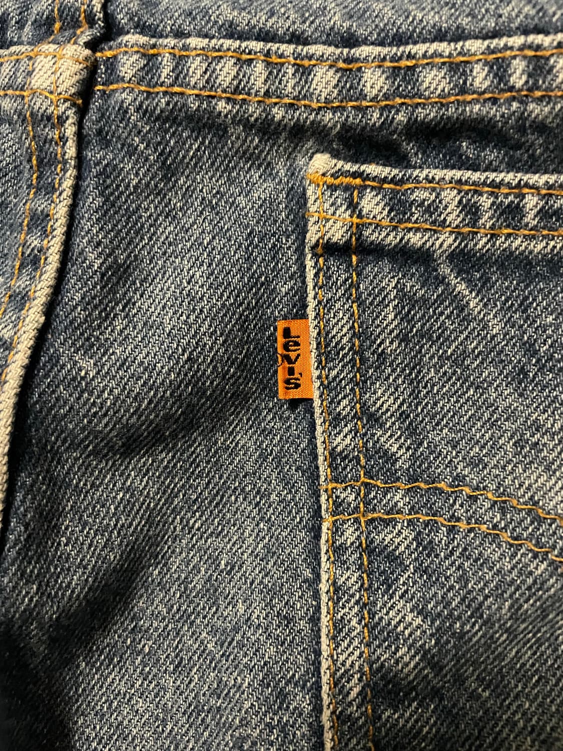 90s 리바이스 517 오렌지탭 데님 [36X34] 상품이미지5