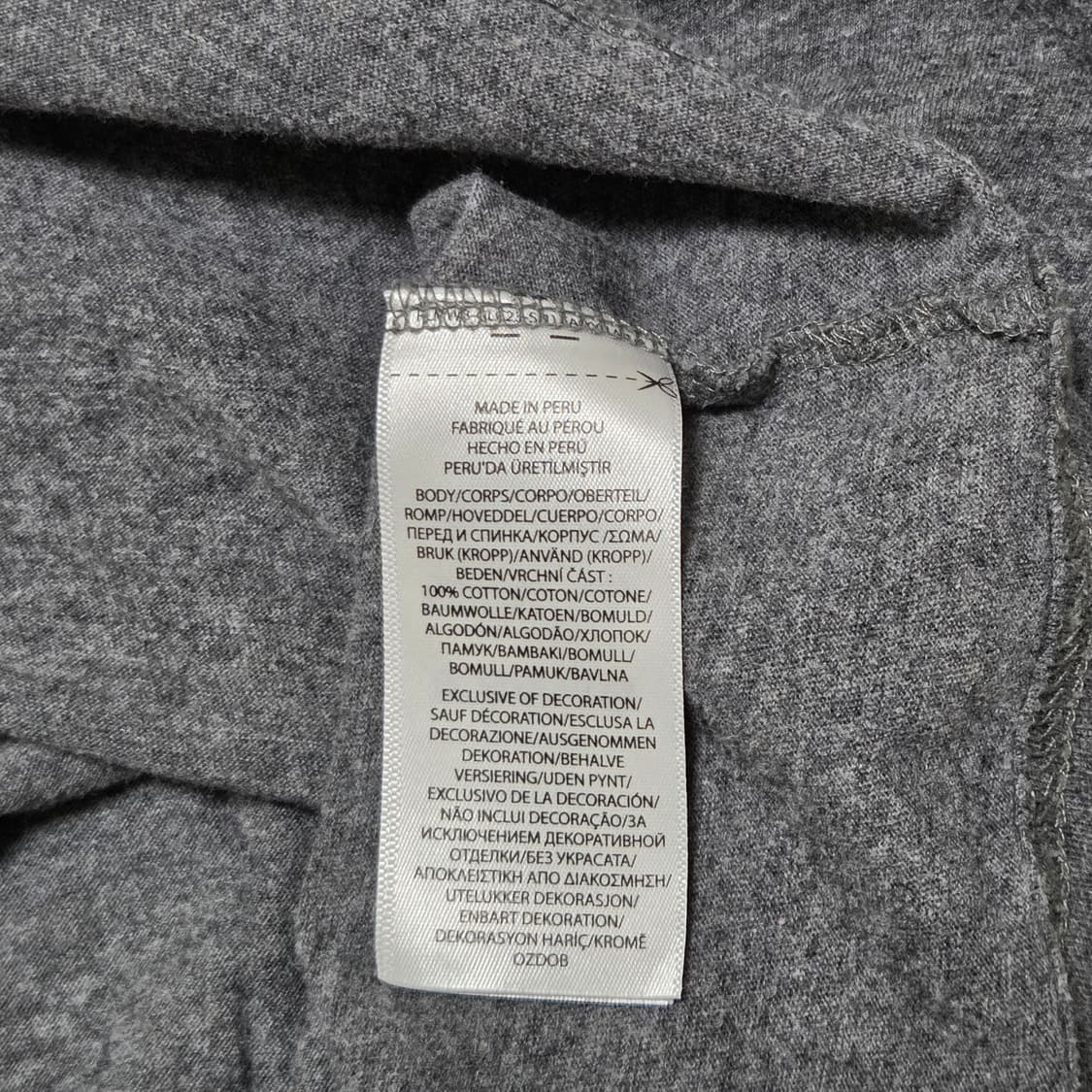 Polo Ralph Lauren 폴로 랄프로렌 로고 그레이 롱 슬리브 티 상품이미지5