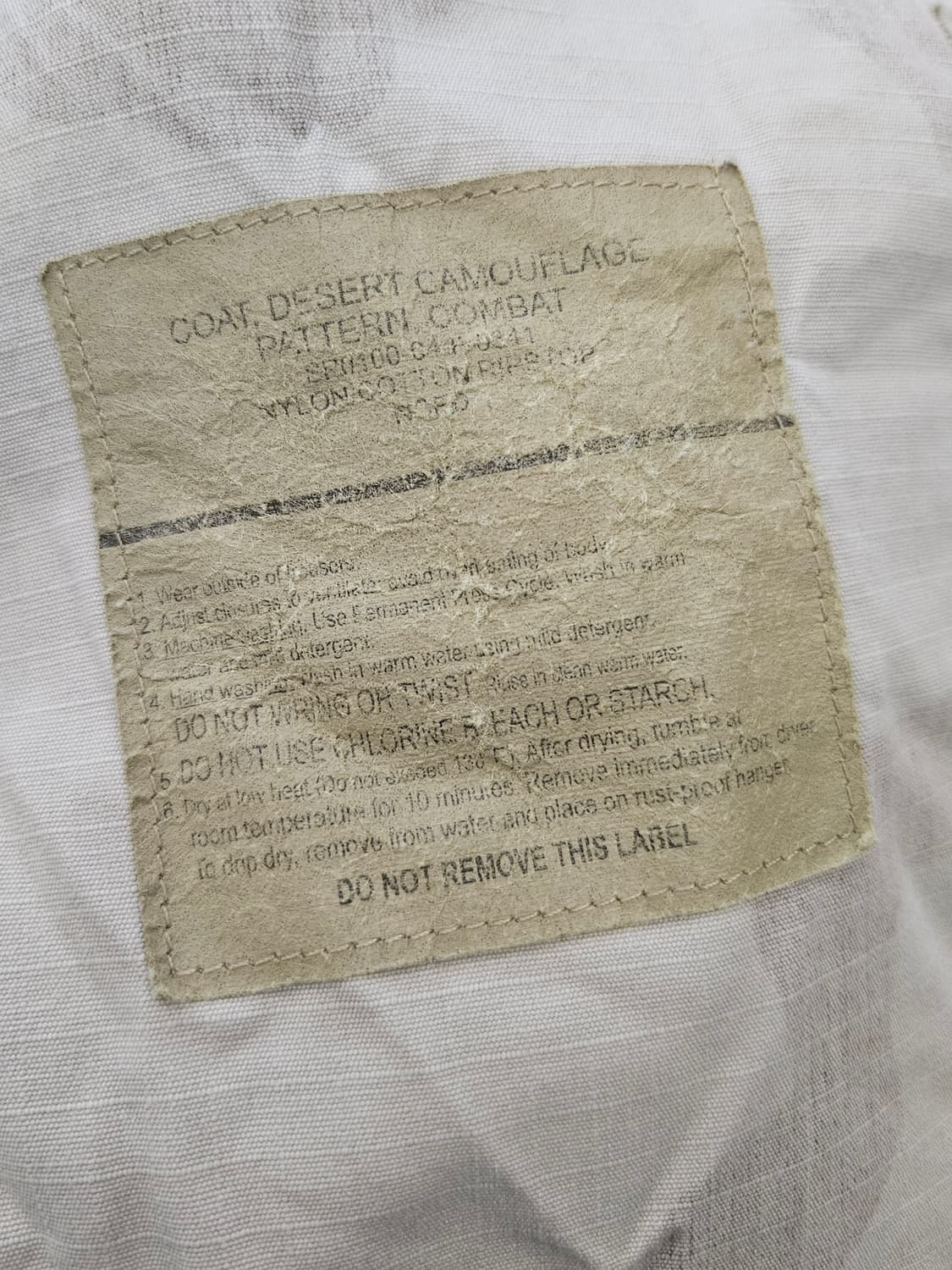 [최종할인] 00' 미육군 사막3색 립스탑 BDU XLARGE 110 상품이미지4