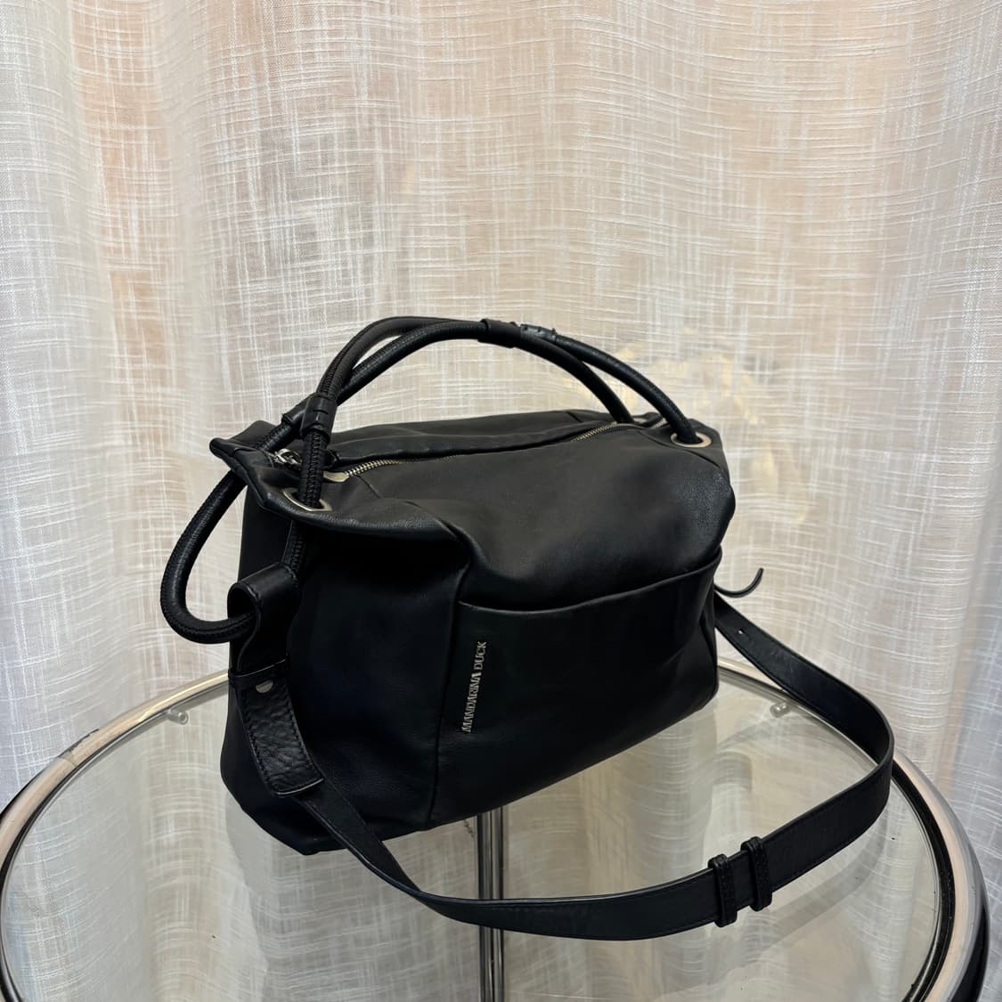 정품 만다리나덕 가죽 토트백 겸 숄더백    상품이미지2