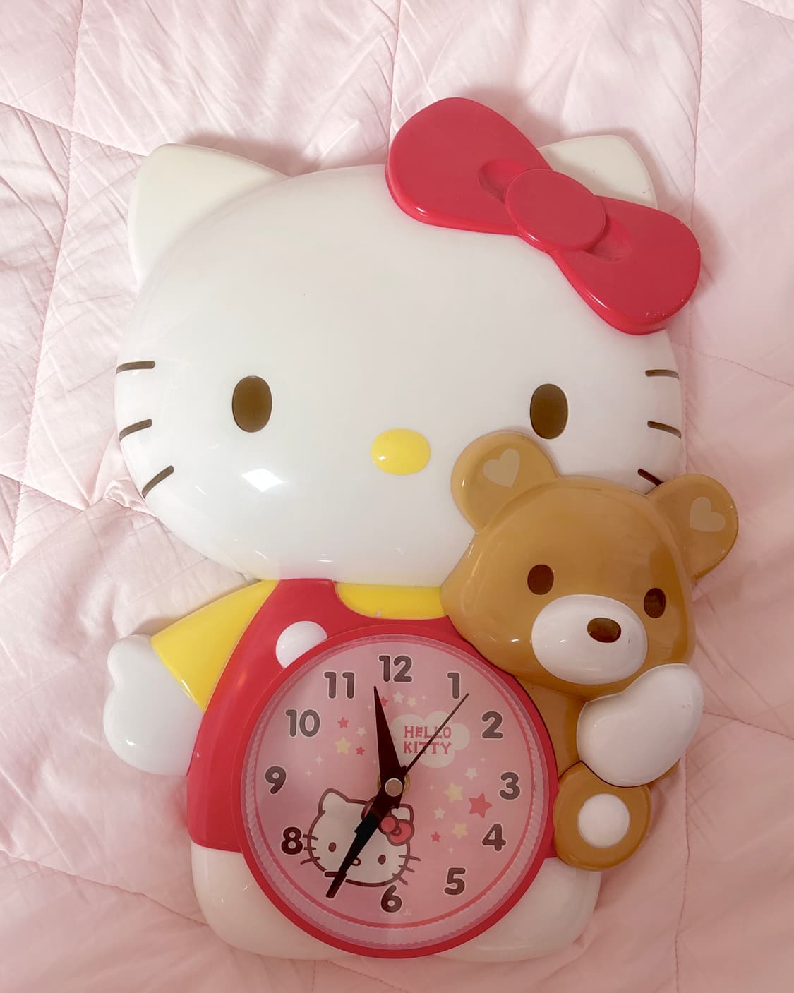 고전 키티 헬로키티 대형 벽 시계 엔젤 소품 상품이미지1