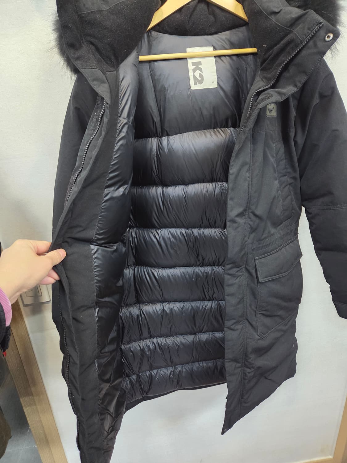 K2 남여공용 매킨리 라쿤퍼 구스다운 롱패딩 95 상품이미지7