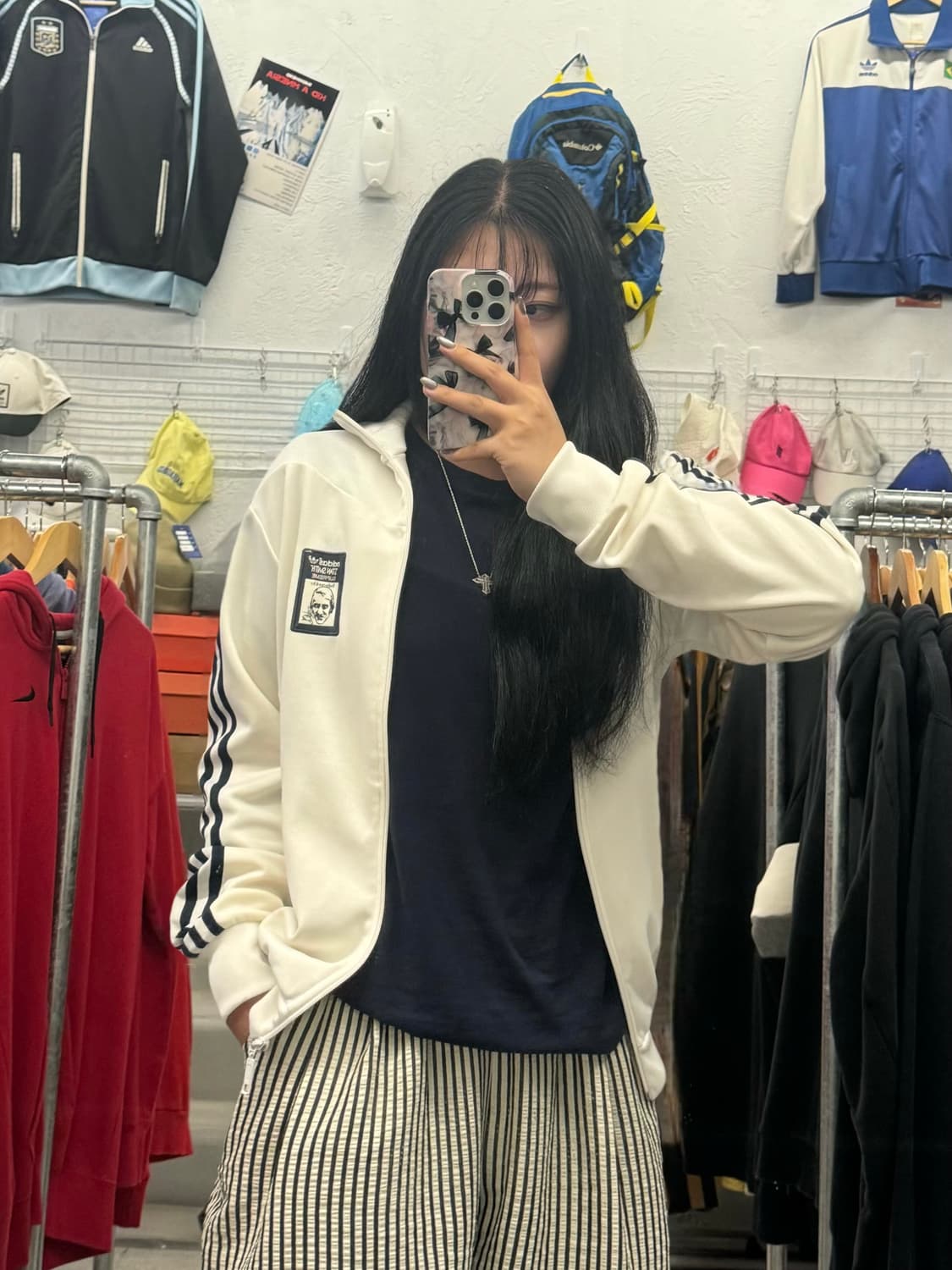 아디다스 스탠스미스 화이트 트랙탑 져지 XL 상품이미지1